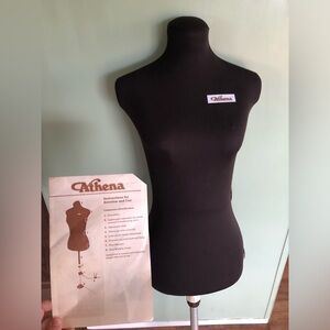 Vintage ATHENA Clothing Mannequin Sewing Model Adjustable Bust Waist Hips READ